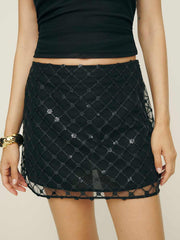 Reformation Viv Skirt - Black