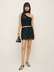 Reformation Viv Skirt - Black