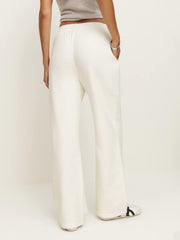 Reformation Kira Wide Leg Sweatpant - Fior Di Latte