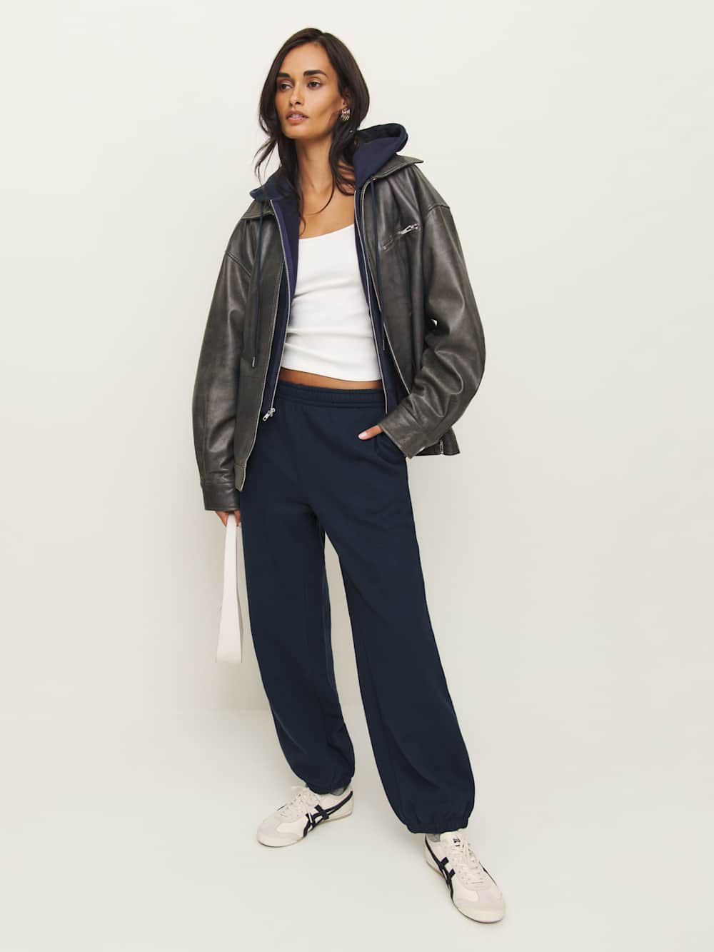 Reformation Skye Boyfriend Sweatpant - Midnight