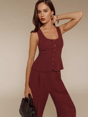 Reformation Delanie Top - Chianti
