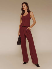 Reformation Delanie Top - Chianti