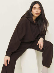 Reformation Tessa Hoodie - Mole