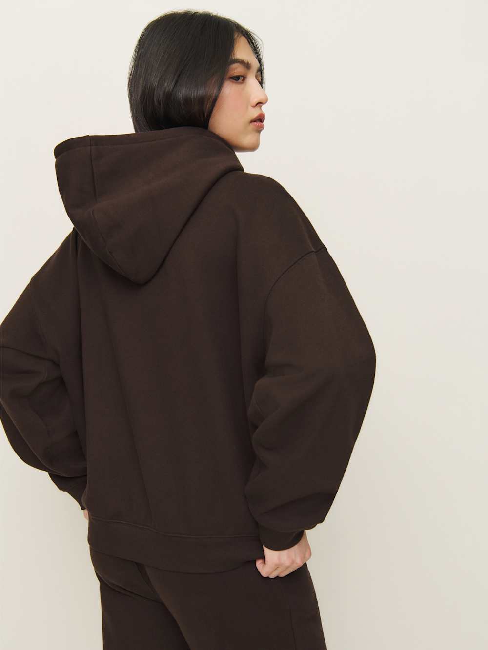 Reformation Tessa Hoodie - Mole