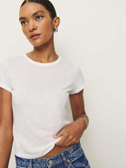 Reformation Max Slim Tee - White