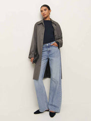 Reformation Ezra Slim Fit Long Sleeve - Midnight