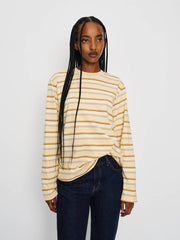 Reformation Asher Oversized Long Sleeve Tee - Pismo Stripe