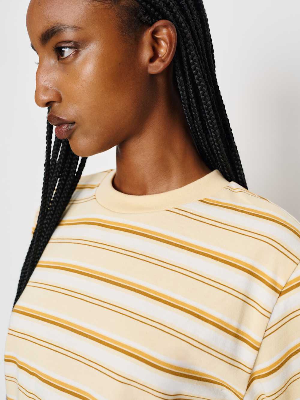 Reformation Asher Oversized Long Sleeve Tee - Pismo Stripe