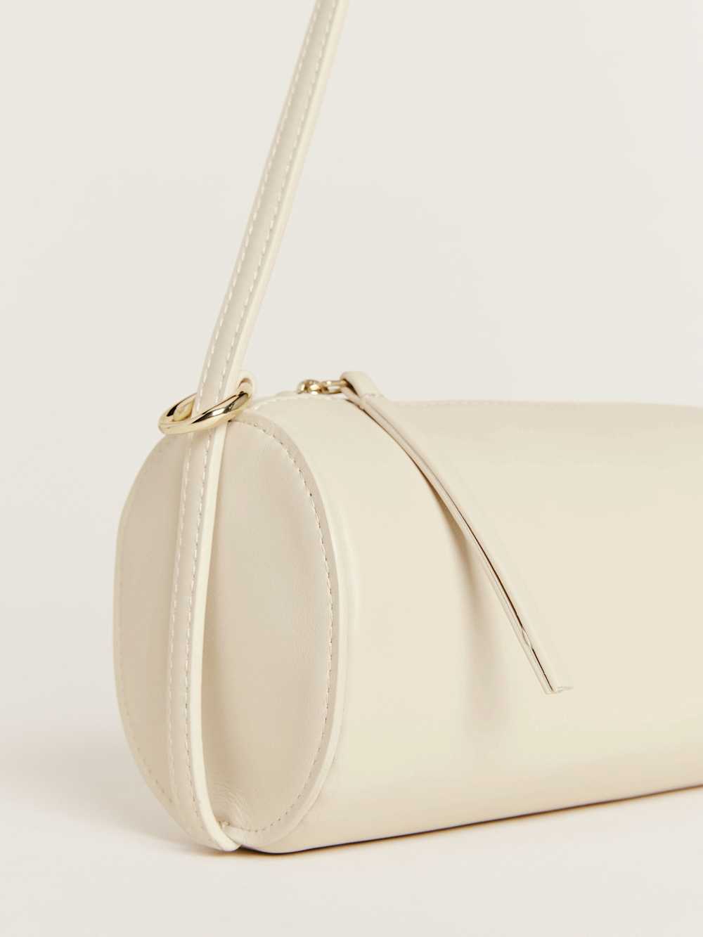 Reformation Simona Cylinder Bag - Cream Puff Leather