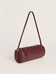 Reformation Simona Cylinder Bag - Ruby Leather
