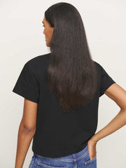 Reformation Rowan Crew Tee - Black