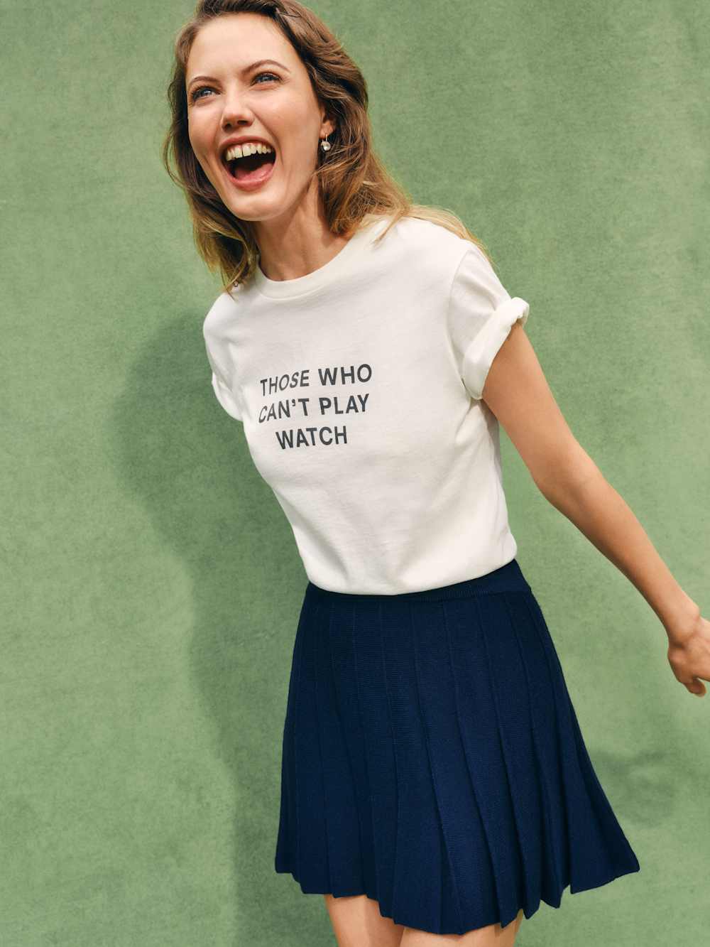 Reformation Rowan Crew Tee - Those Who Can't Play