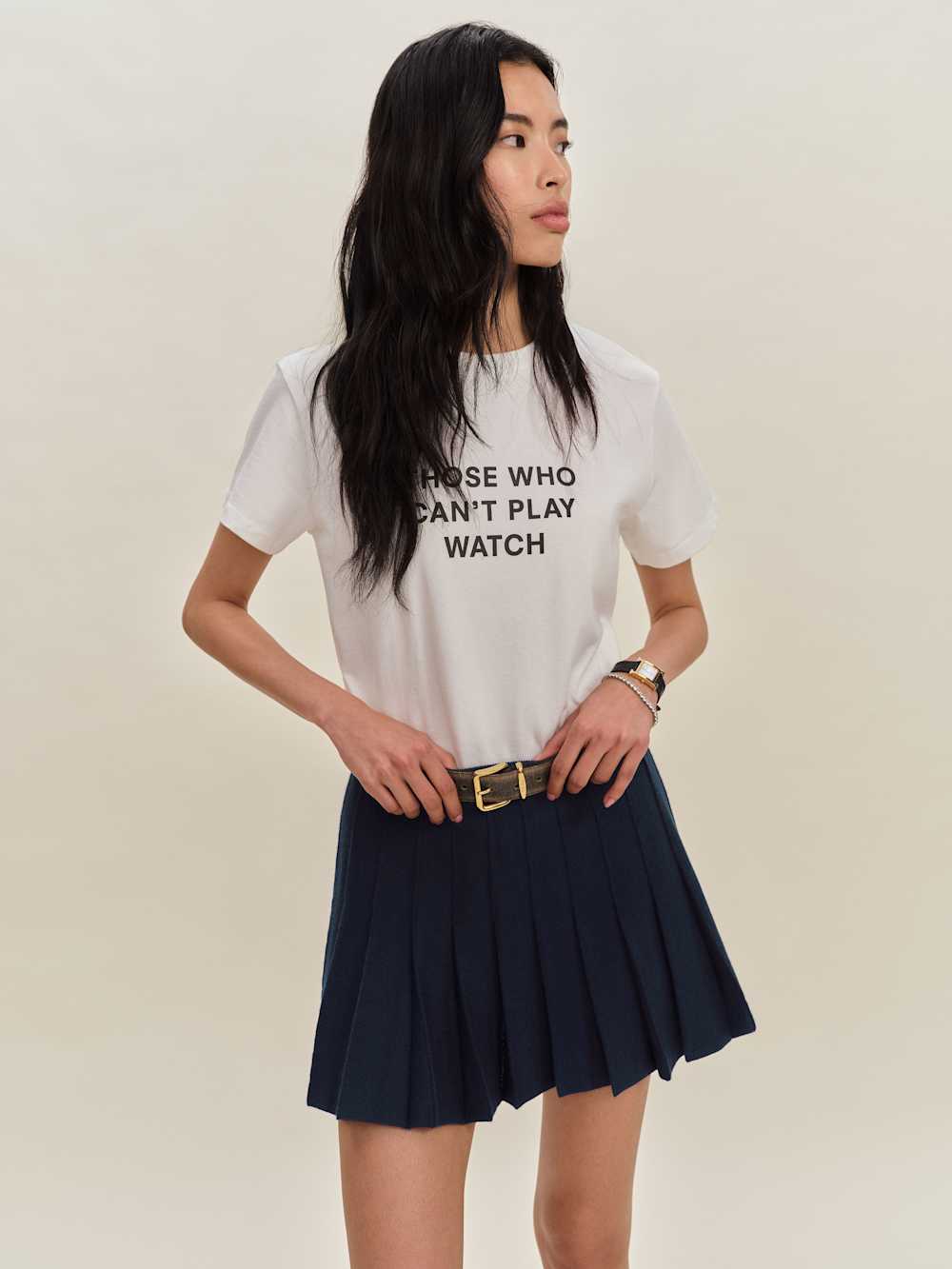 Reformation Rowan Crew Tee - Those Who Can't Play