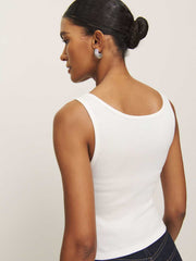 Reformation Olive Tank - White