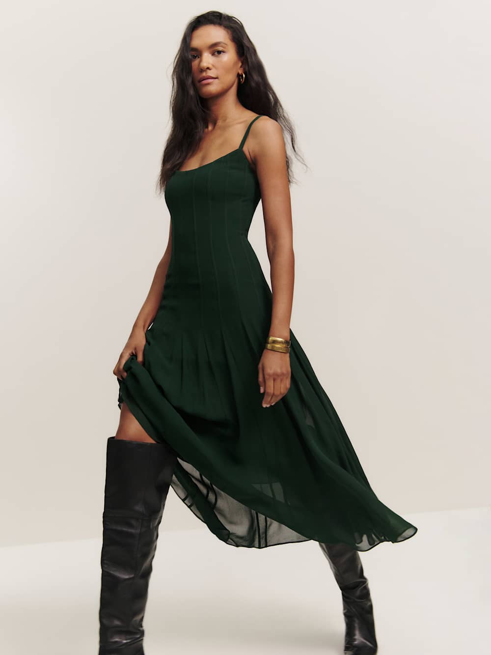 Reformation Katalina Dress - Forest