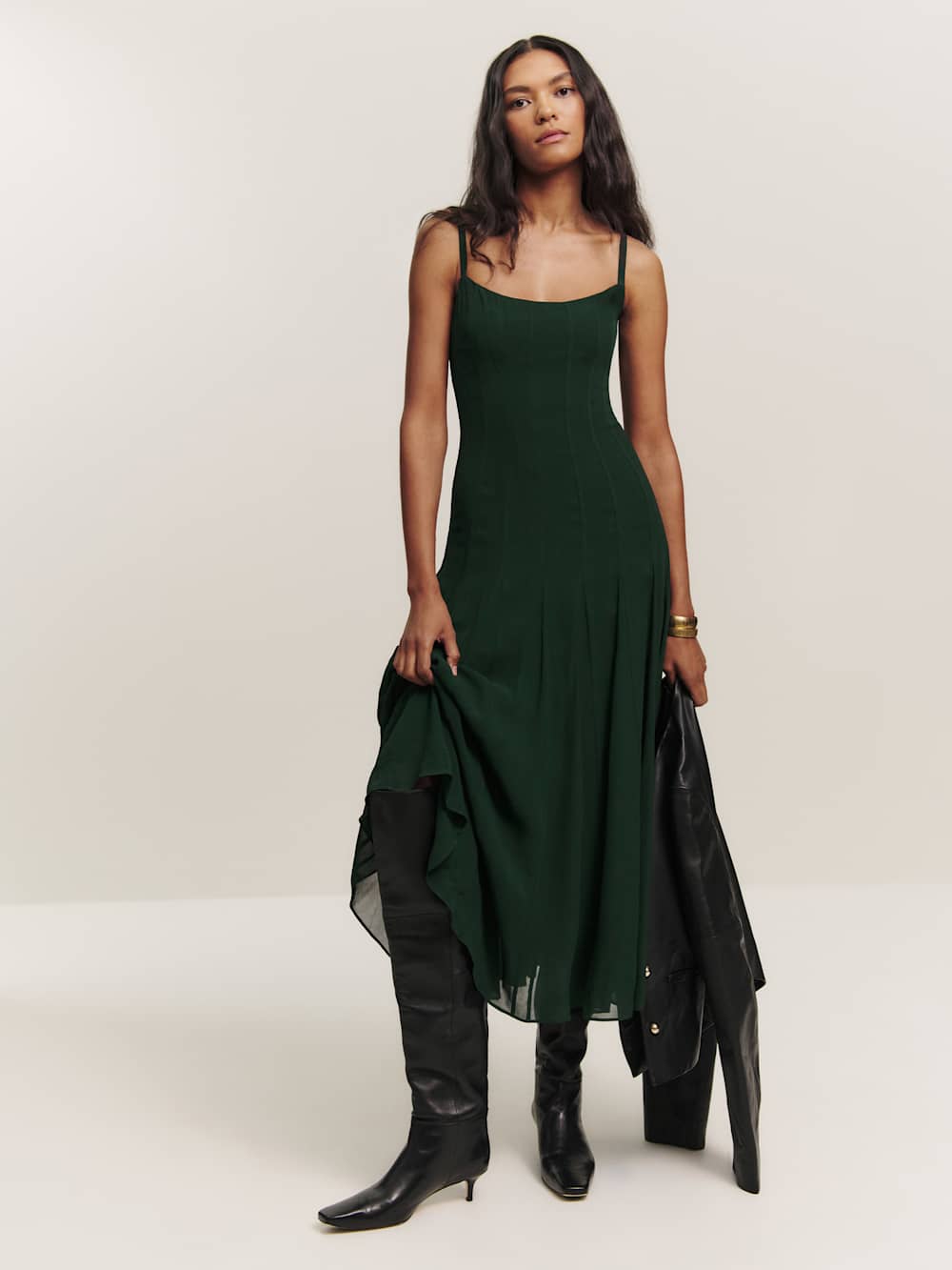 Reformation Katalina Dress - Forest