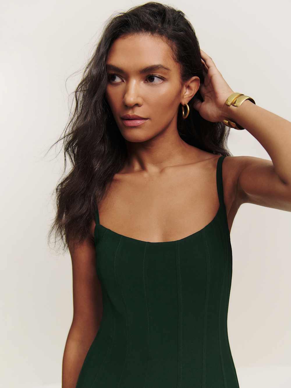 Reformation Katalina Dress - Forest
