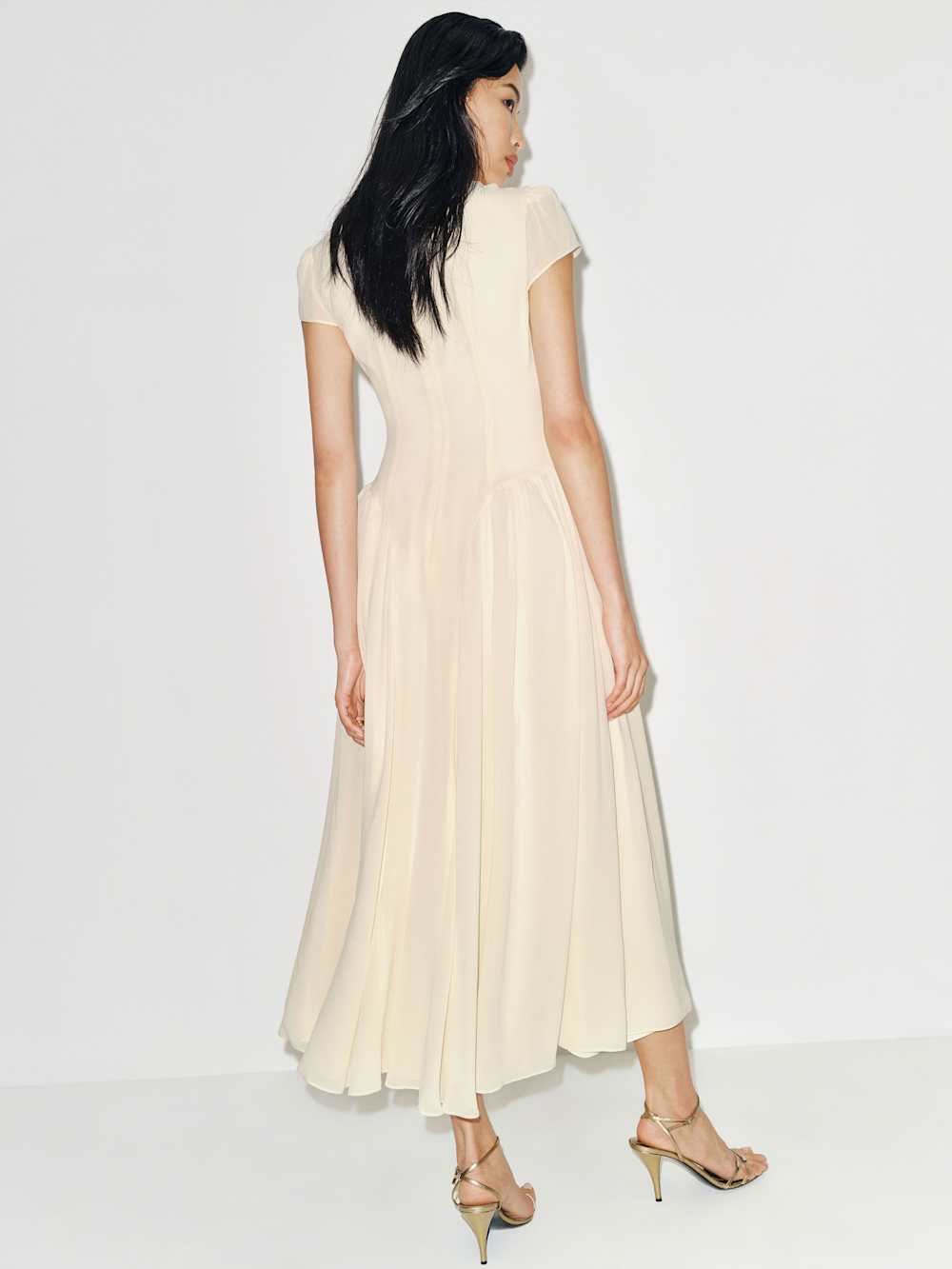 Reformation Maven Dress - Fior Di Latte
