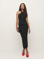 Reformation Tate Top - Black