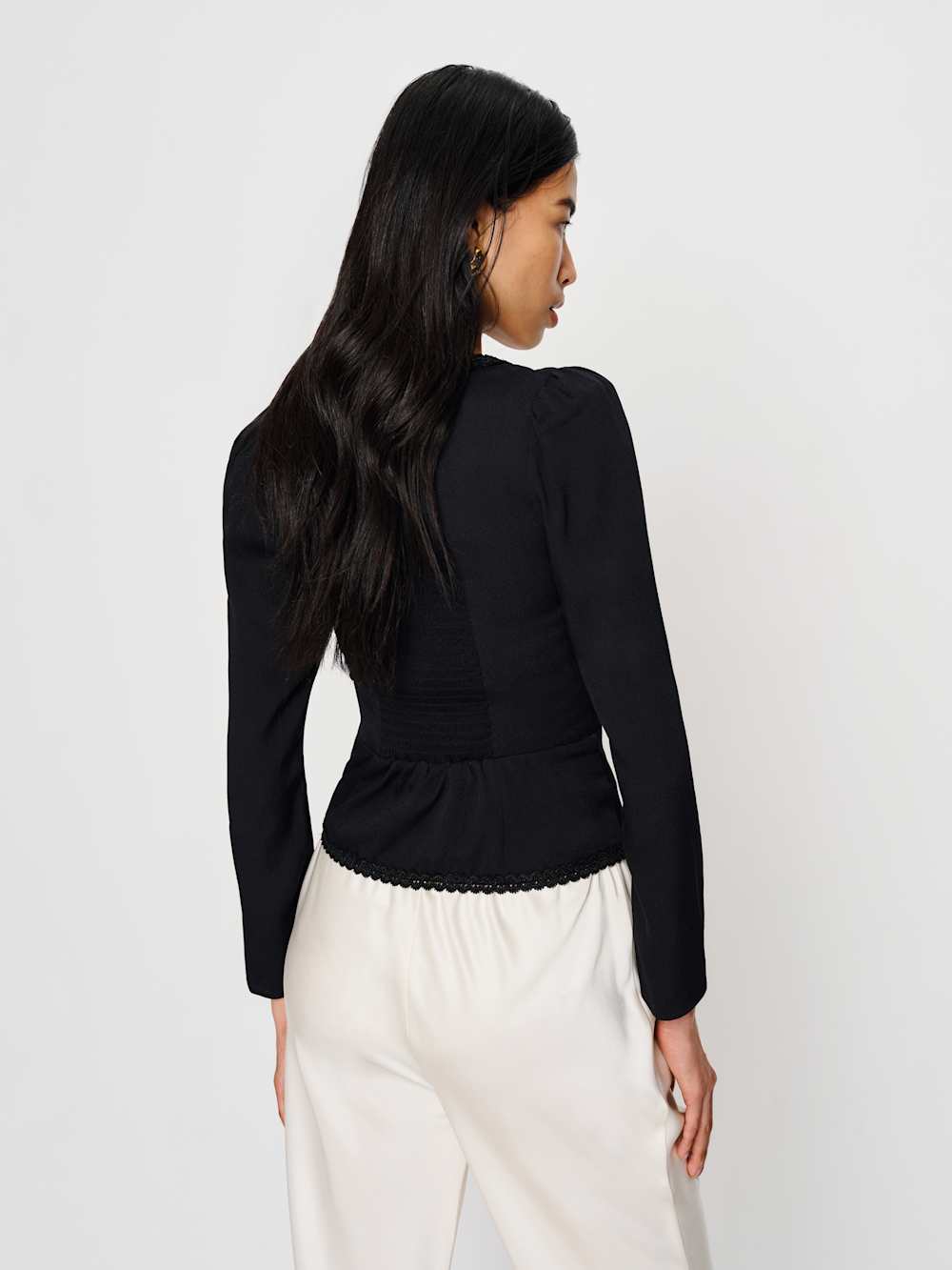 Reformation Nikky Top - Black