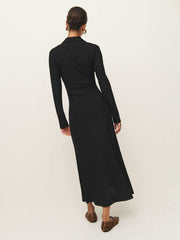 Reformation Blaire Knit Dress - Black
