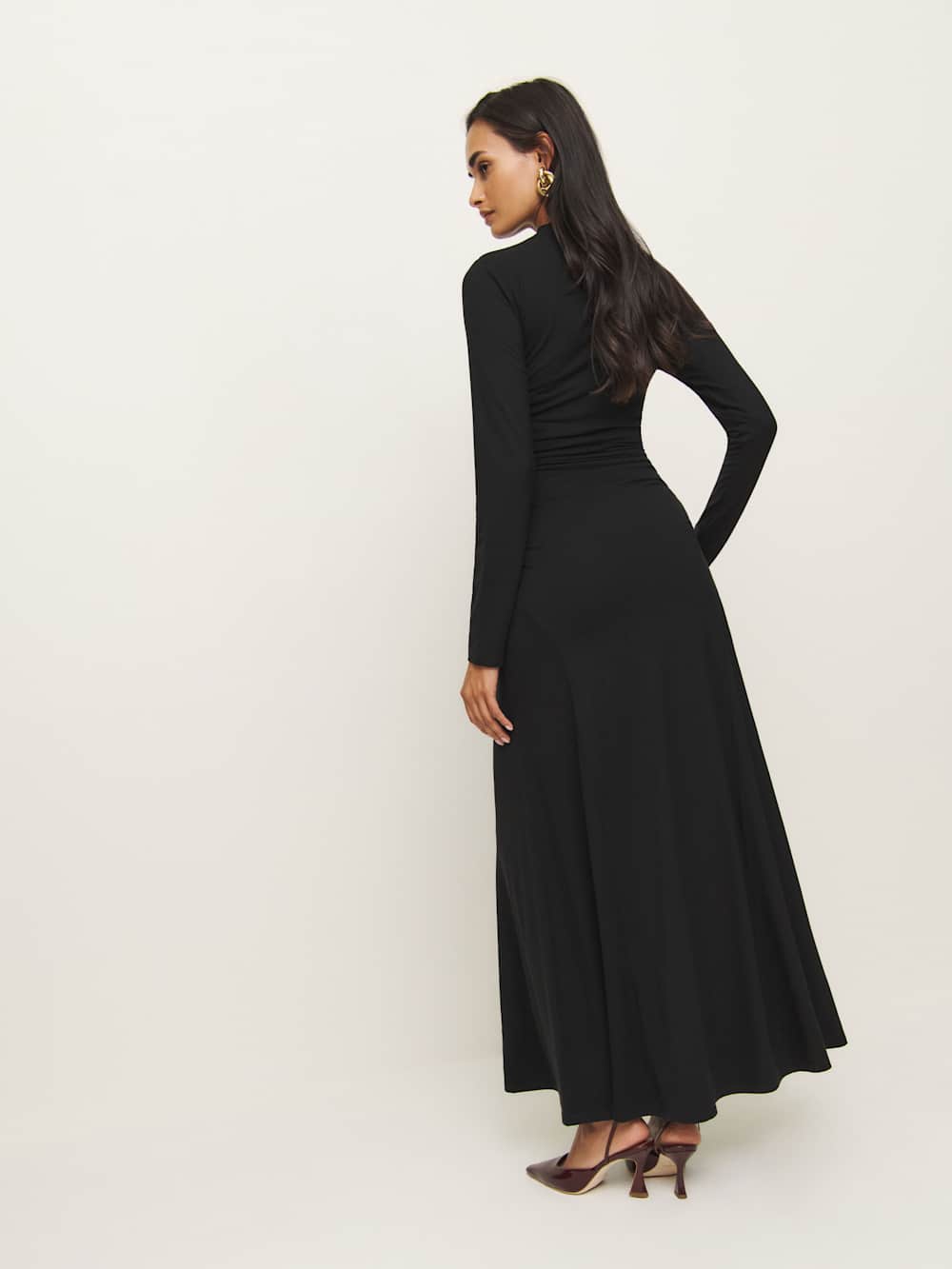 Reformation Nemy Knit Dress - Black