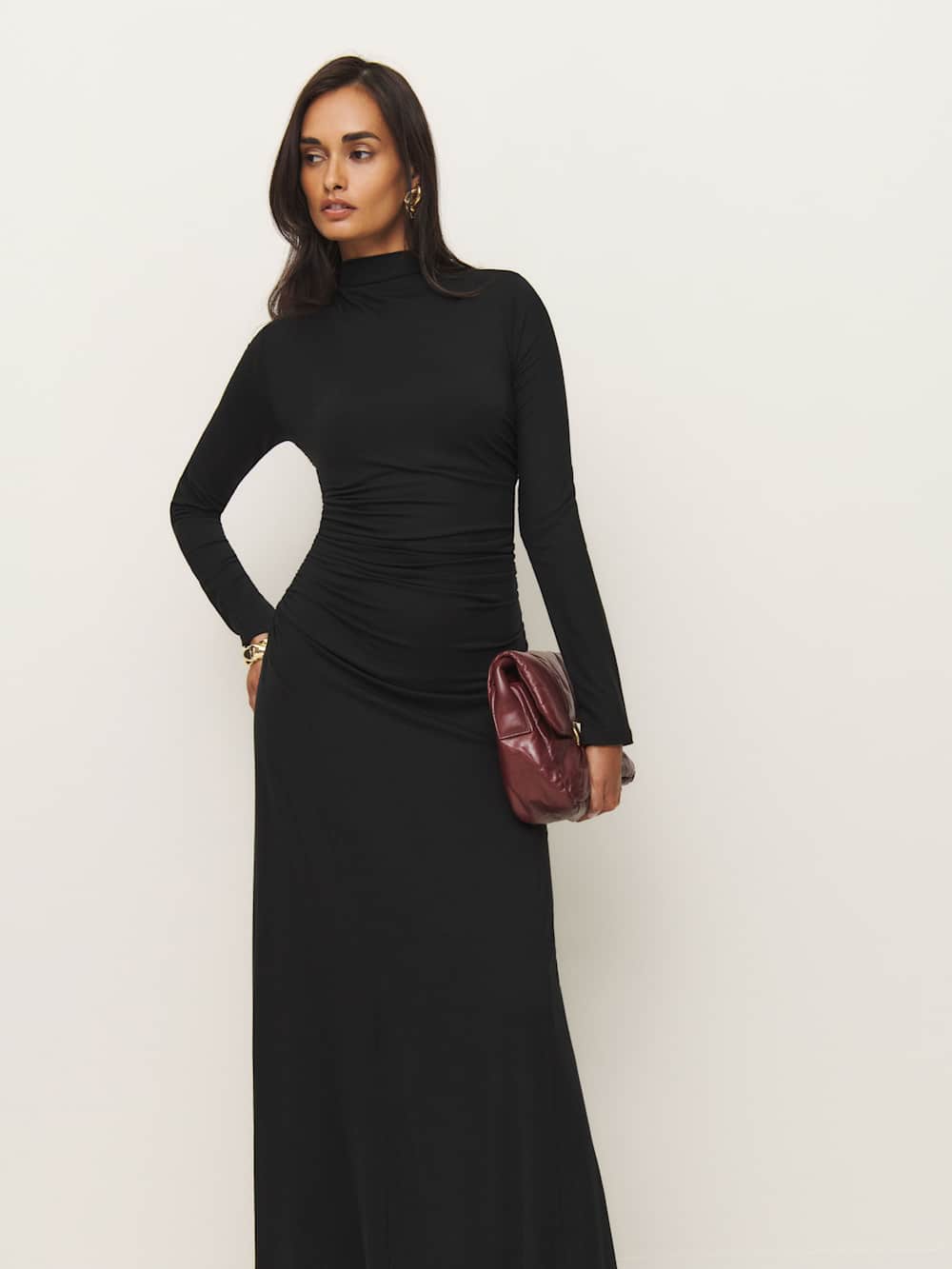 Reformation Nemy Knit Dress - Black