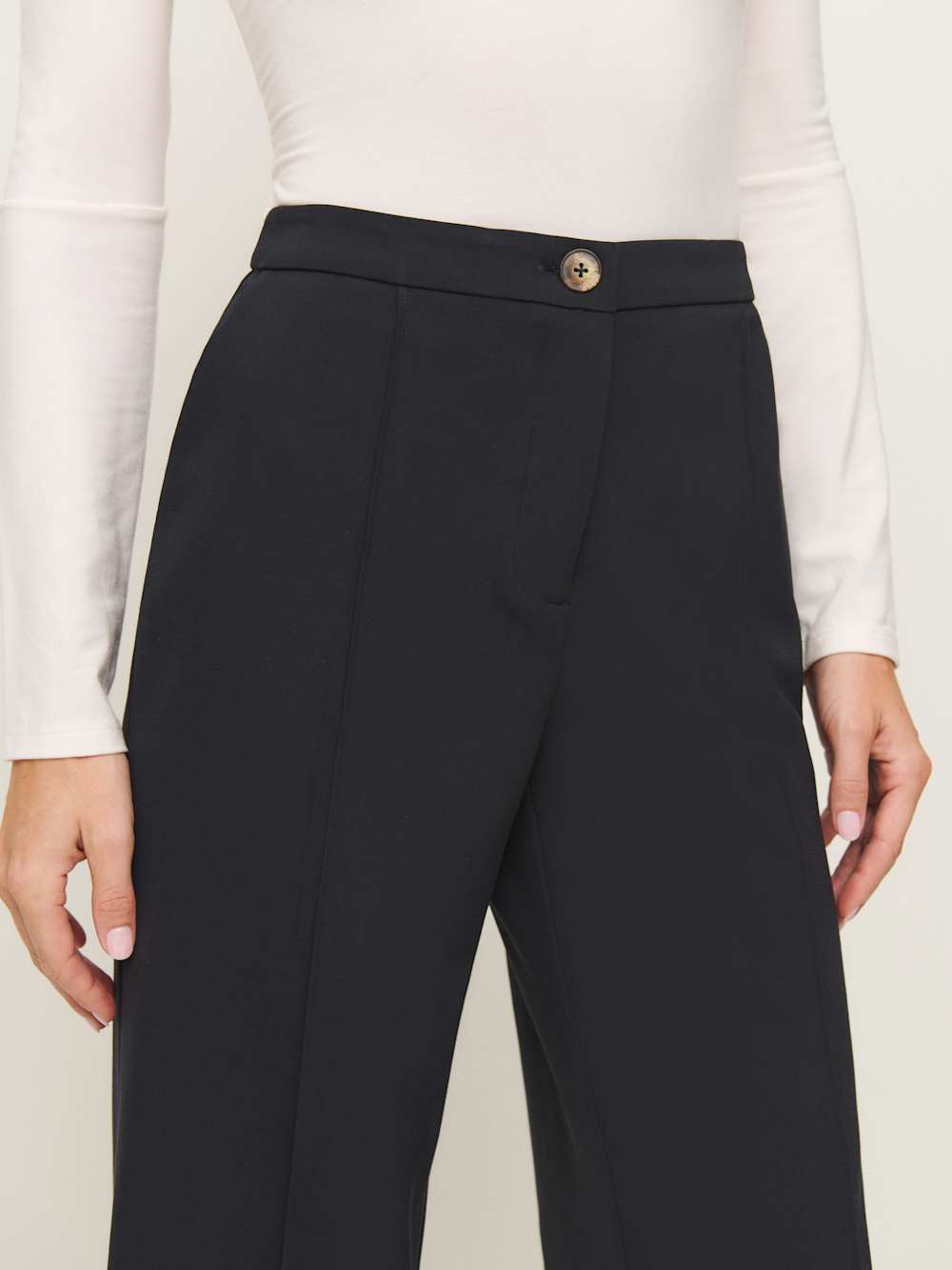 Reformation Teddy Knit Pant - Black