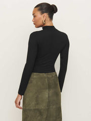 Reformation Nell Knit Top - Black