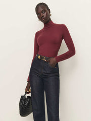 Reformation Nell Knit Top - Chianti