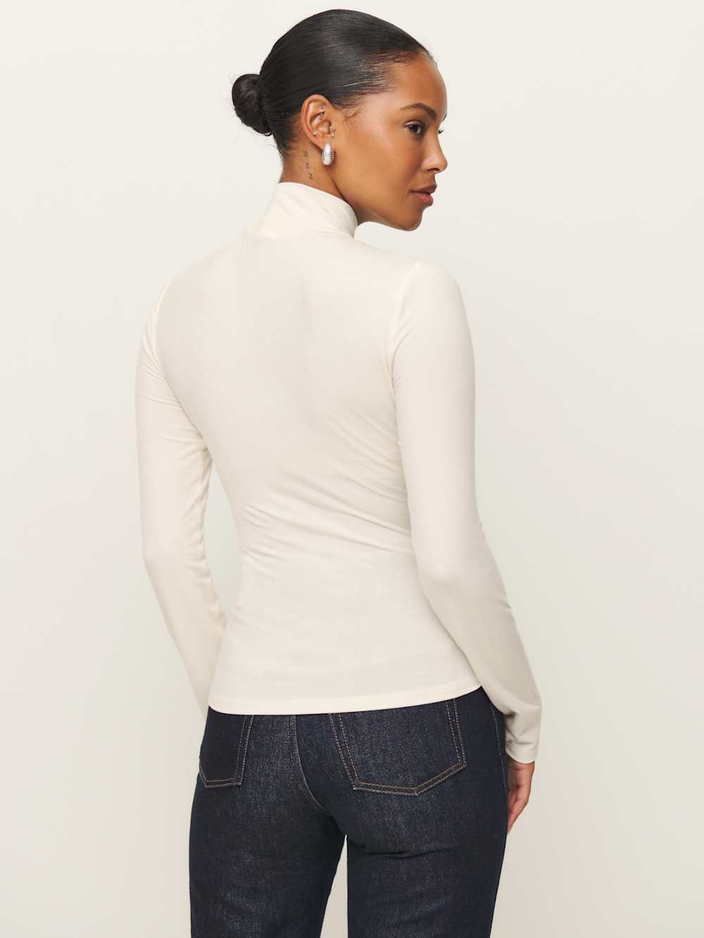 Reformation Nell Knit Top - Horchata