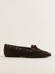 Reformation Kyla Boat Shoe - Boss Suede