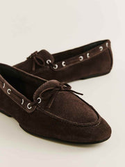 Reformation Kyla Boat Shoe - Boss Suede