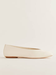 Reformation Prudence Ballet Flat - Almond Leather