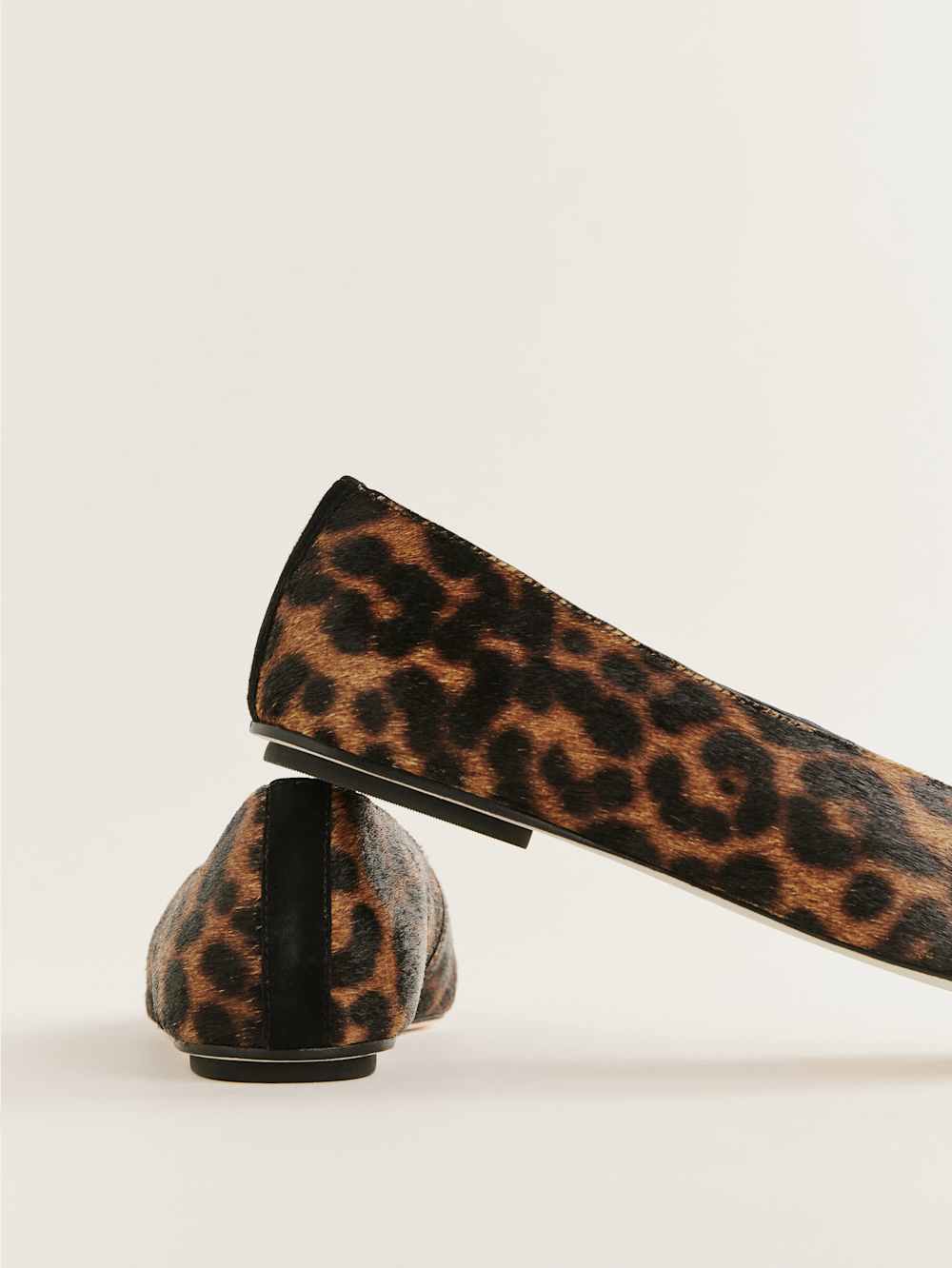 Reformation Prudence Ballet Flat - Leopard Haircalf