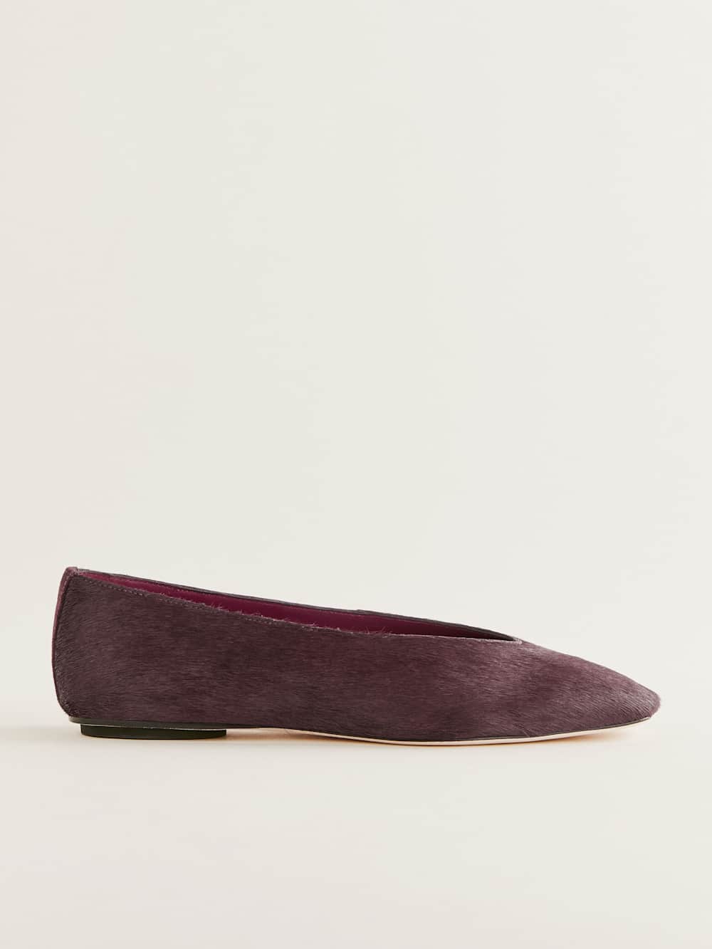 Reformation Prudence Ballet Flat - Ruby Haircalf
