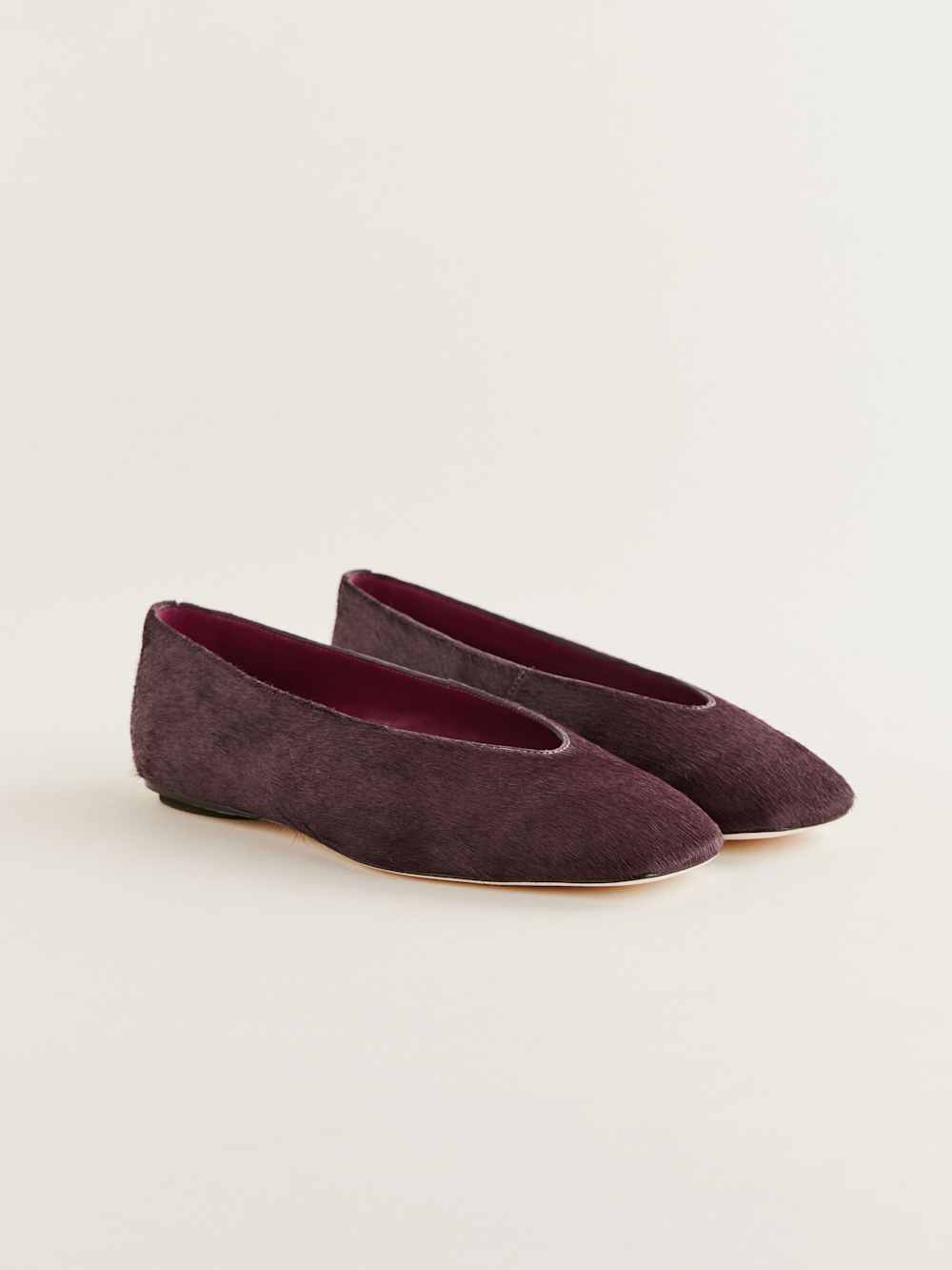 Reformation Prudence Ballet Flat - Ruby Haircalf