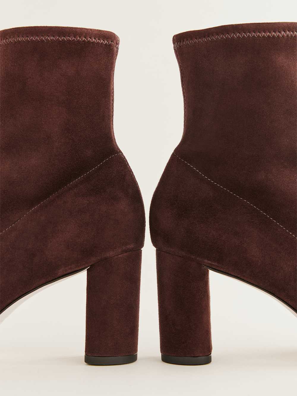 Reformation Presley Ankle Boot - Espresso Stretch Suede
