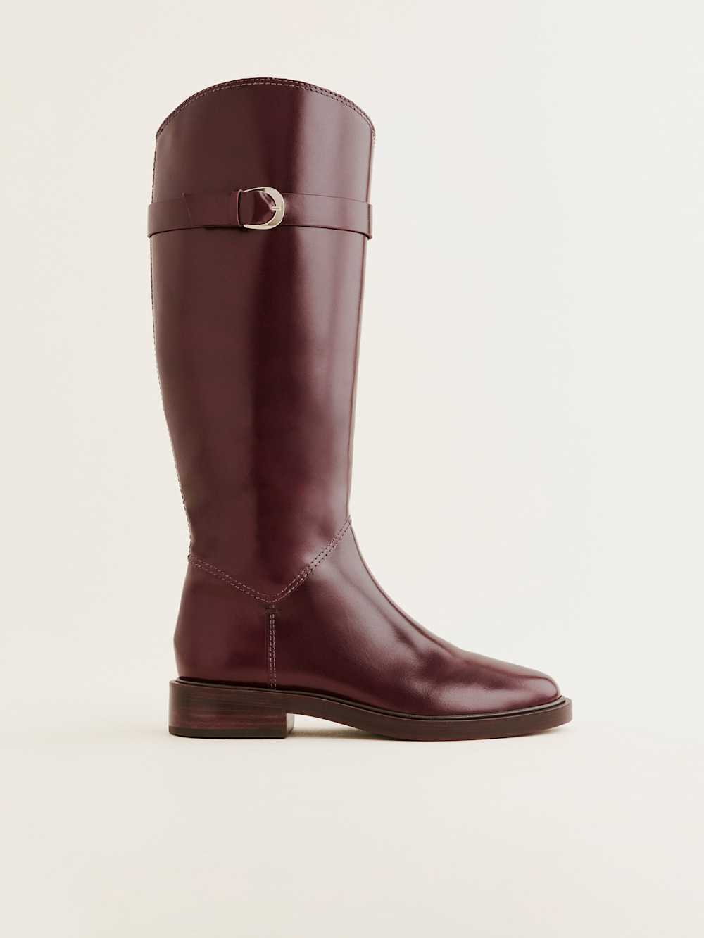 Reformation Franklin Knee Boot - Ruby Leather