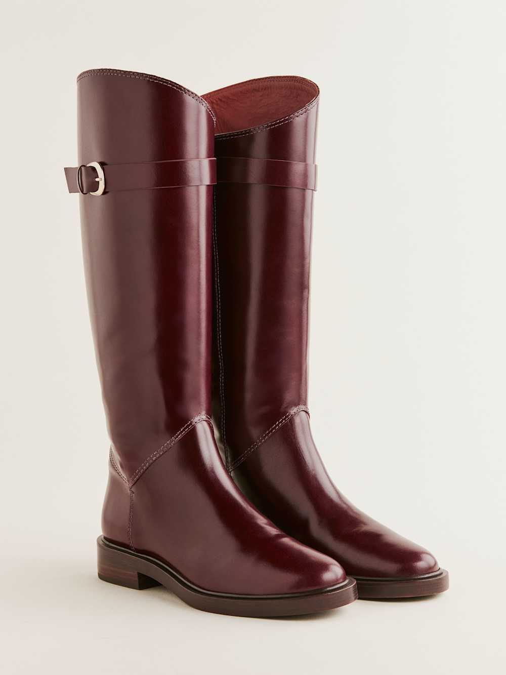 Reformation Franklin Knee Boot - Ruby Leather