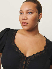 Reformation Minette Top Es - Black