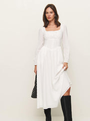 Reformation Oria Dress - Ivory