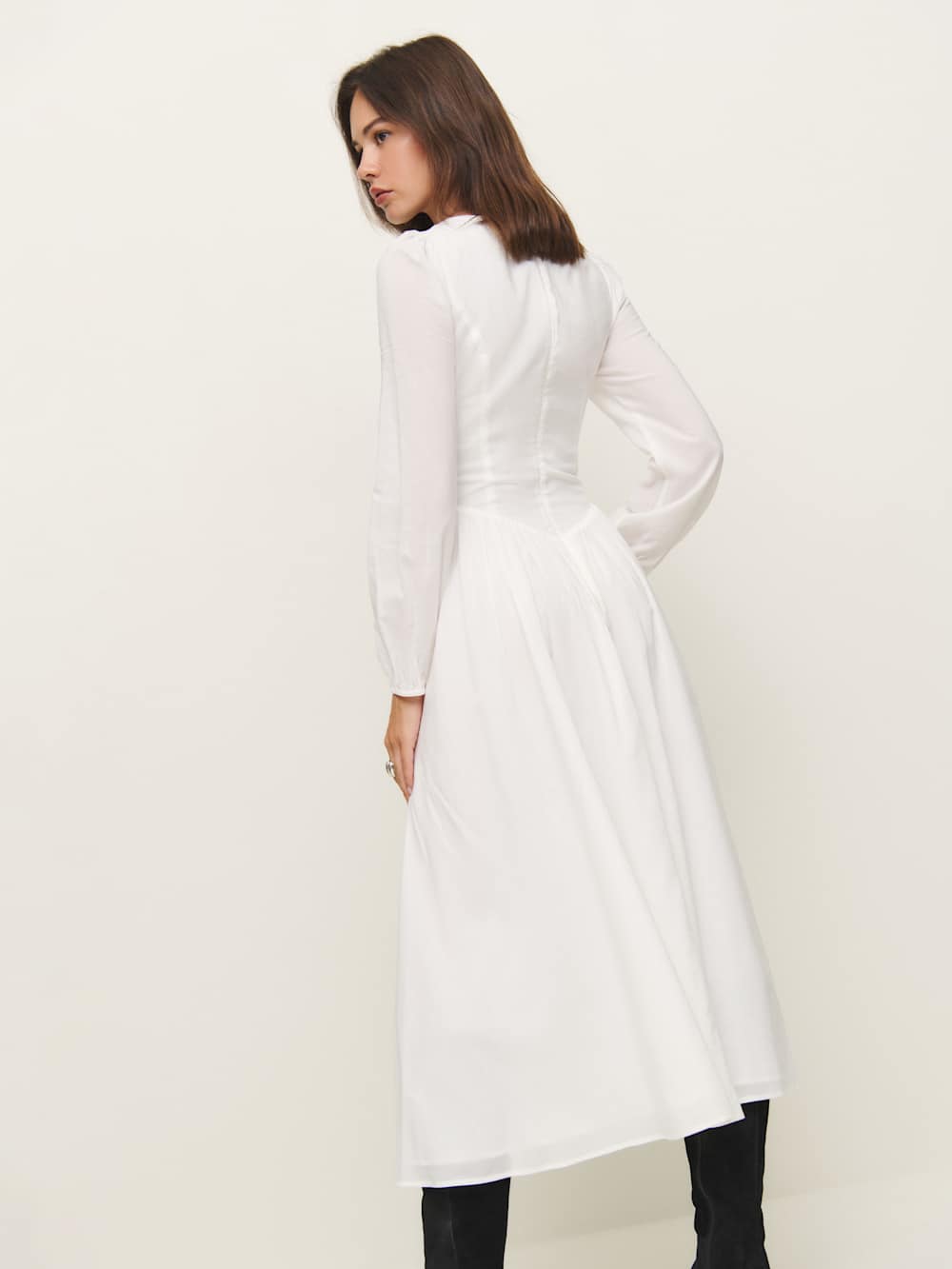 Reformation Oria Dress - Ivory