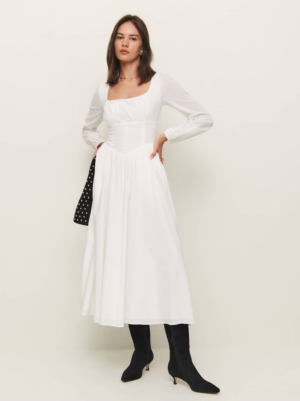 Reformation Oria Dress - Ivory