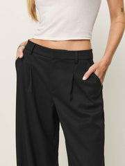 Reformation Ashwin Low Rise Pant - Black