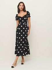 Reformation Shyla Dress - Moon Dot