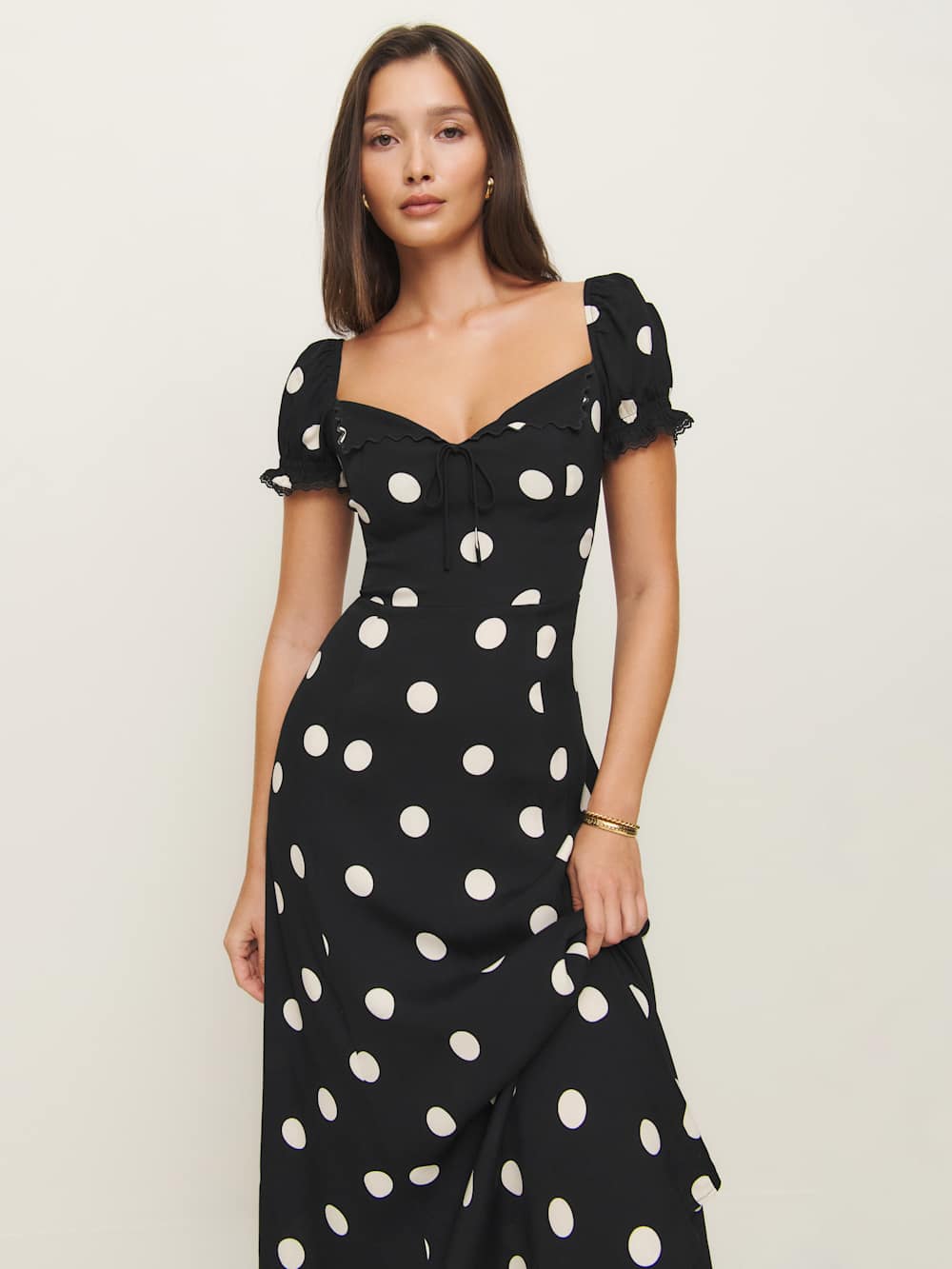 Reformation Shyla Dress - Moon Dot