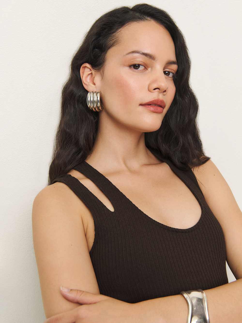 Reformation Jules Knit Dress - Mole