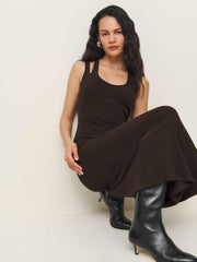 Reformation Jules Knit Dress - Mole