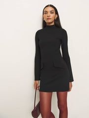 Reformation Atlas Knit Dress - Black